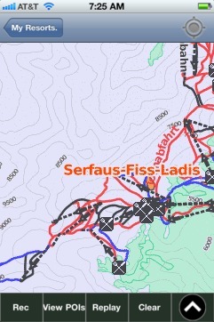 Serfaus-Fiss-Ladis ski map - iPhone Ski App