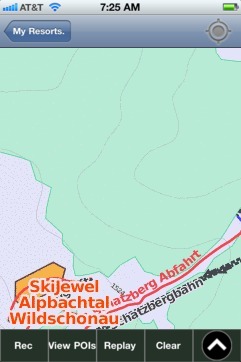 SkiJewel Alpbachtal Wildschonau ski map - iPhone Ski App