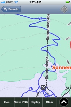 Sonnenkopf ski map - iPhone Ski App