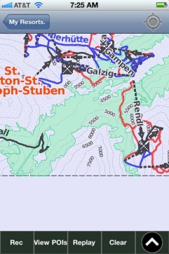 St. Anton-St. Christoph-Stuben ski map - iPhone Ski App