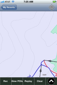 Le Grand Domaine (St Francois Longchamp-Valmorel) ski map - iPhone Ski App