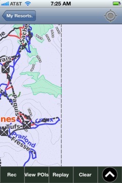 Tignes ski map - iPhone Ski App