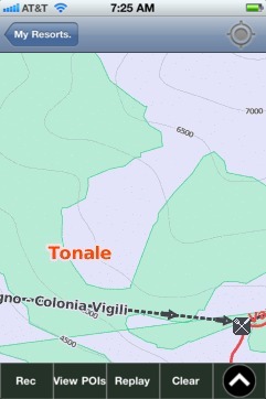 Tonale ski map - iPhone Ski App