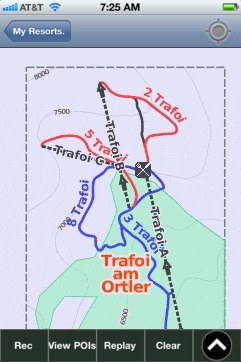 Trafoi am Ortler ski map - iPhone Ski App