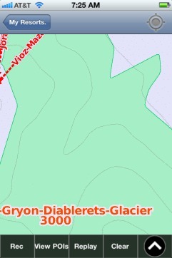 Villars-Gryon-Diablerets-Glacier 3000 ski map - iPhone Ski App