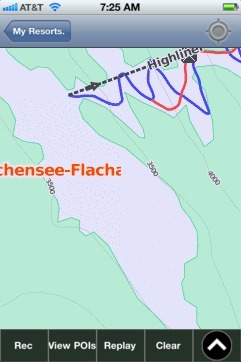 Zauchensee-Flachauwinkl-Kleinarl ski map - iPhone Ski App