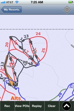 Alts Bandai, Fukushima ski map - iPhone Ski App