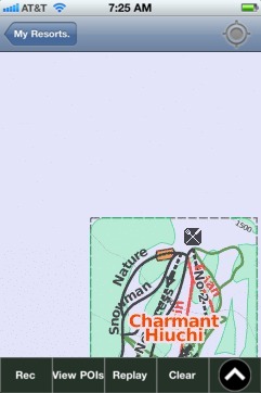 Charmant Hiuchi, Niigata ski map - iPhone Ski App