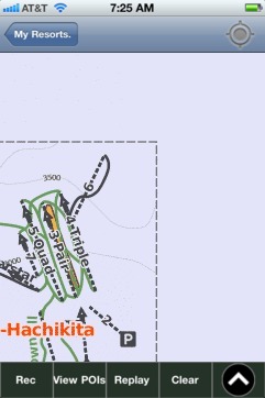 Hachi-Hachikita, Hyogo ski map - iPhone Ski App