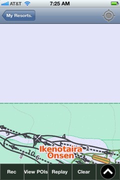 Ikenotaira Onsen, Niigata ski map - iPhone Ski App