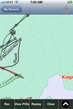 Kagura, Niigata ski map - iPhone Ski App