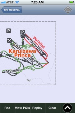 Karuizawa Prince, Nagano ski map - iPhone Ski App
