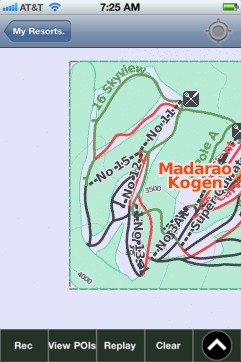 Madarao Kogen, Nagano ski map - iPhone Ski App