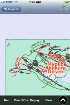 Myoko Akakura Onsen, Niigata ski map - iPhone Ski App