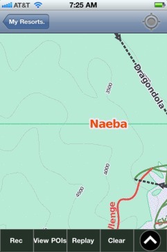 Naeba, Niigata ski map - iPhone Ski App