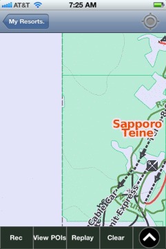 Sapporo Teine, Hokkaido ski map - iPhone Ski App