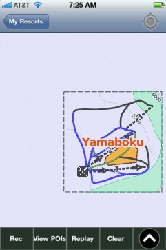 Yamaboku, Nagano ski map - iPhone Ski App