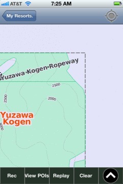Yuzawa Kogen, Niigata ski map - iPhone Ski App
