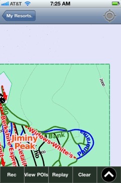 Jiminy Peak ski map - iPhone Ski App