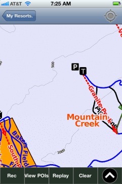 Mountain Creek, NJ ski map - iPhone Ski App