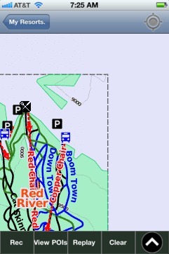 Red River ski map - iPhone Ski App
