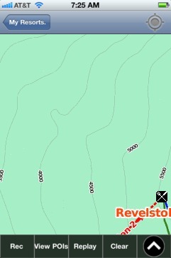 Revelstoke, BC ski map - iPhone Ski App