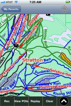 Stratton ski map - iPhone Ski App