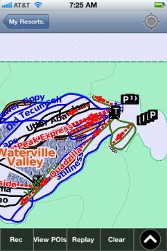 Waterville Valley ski map - iPhone Ski App