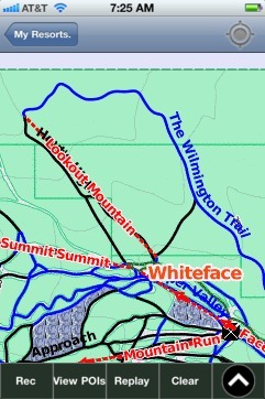 Whiteface ski map - iPhone Ski App