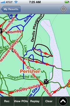 Perisher ski map - iPhone Ski App