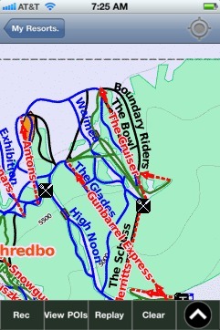 Thredbo ski map - iPhone Ski App