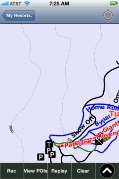 Turoa (Mt Ruapehu) ski map - iPhone Ski App